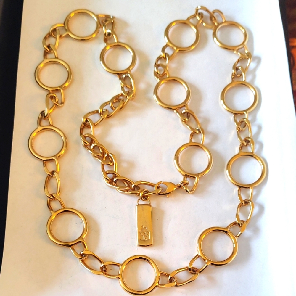 Gold Plate Chain Belt